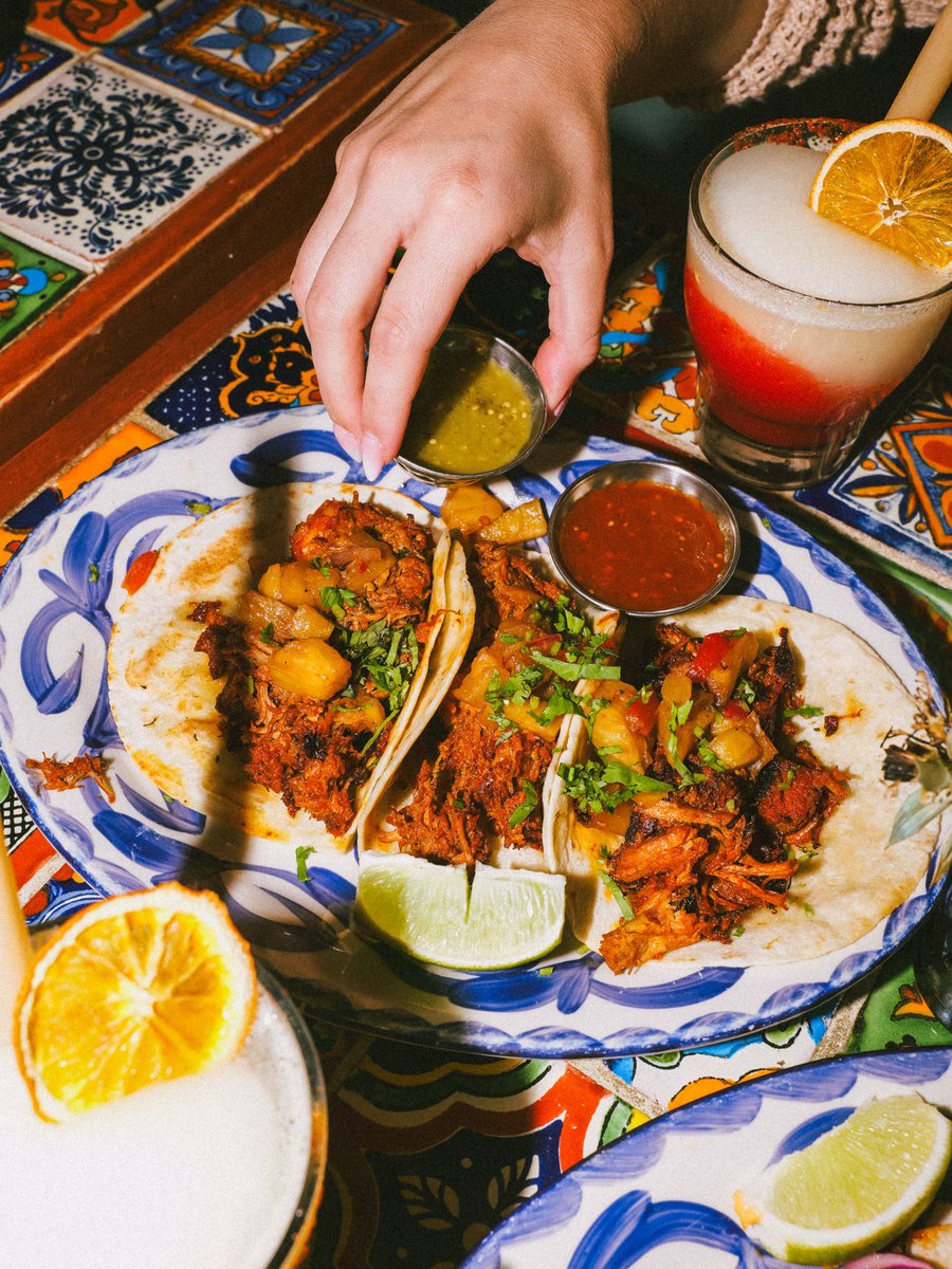 TimesSquareNYC's tweet photo. This #HispanicHeritageMonth, explore the flavors and cultures that make #TimesSquare so vibrant! 🌟 Stop by these restaurants for delicious food and drinks! 

🥪 @HavanaCentral 
🍤 Pulperia Latin Mediterranean Kitchen 
🌮 @DosCaminos 
🥘 @ToloacheNYC 
🍹 Amor Loco https://t.co/4kMmm899kU