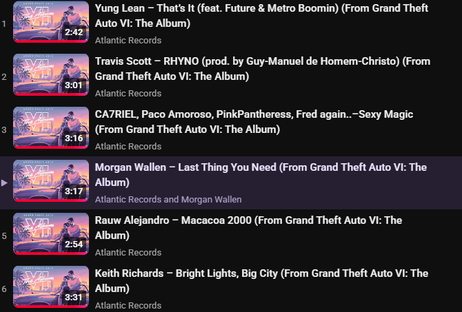 RealNeonXM's tweet photo. This GTA 6 Album so far is 🔥 #gtavı https://t.co/YHDYGOTB74