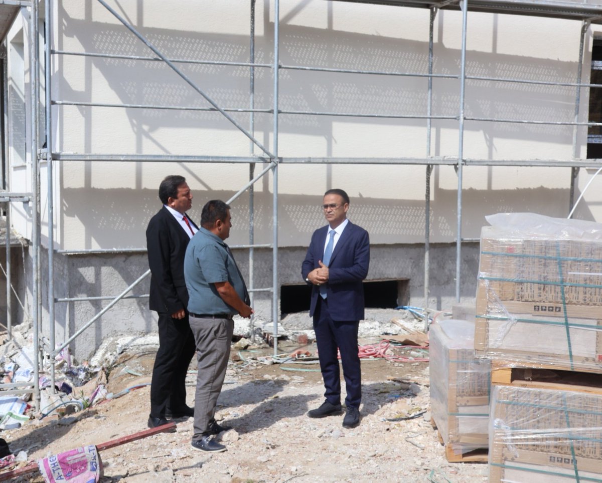 izmir_ilmem's tweet photo. İl Millî Eğitim Müdürümüz Dr.  Ömer Yahşi, Kiraz ilçemizde inşaatı devam eden 80. Yıl Suludere İlkokulu ve Ortaokulunu ziyaret ederek yerinde bilgi aldı.

@tcmeb @Yusuf__Tekin @drsuleymanelban @yahsiomer https://t.co/I0A3k8vvsF