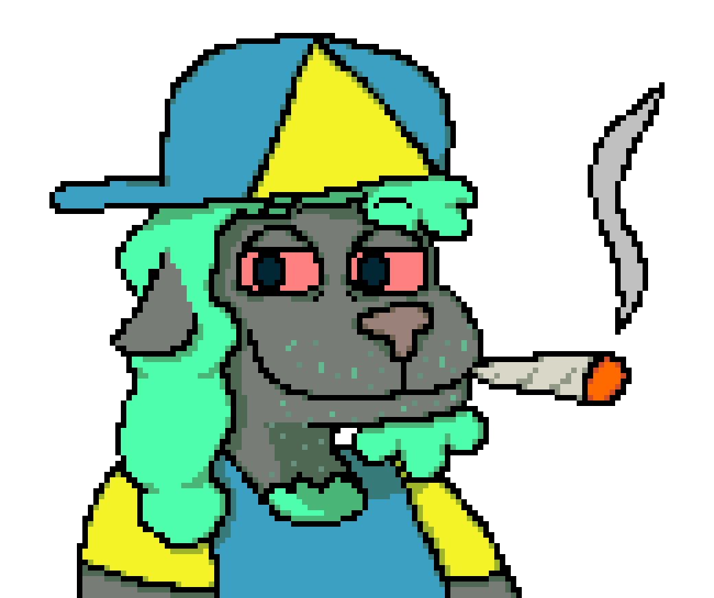 urafoxa's tweet photo. Ollie smoking a joint. I've been experimenting with shading techniques..
#furry #furryart #paintdotnet https://t.co/TnbqFzhb5S
