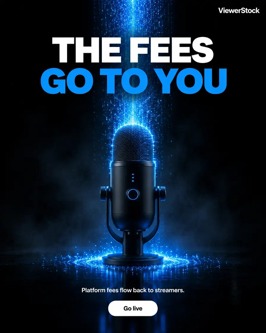 ViewerStock_'s tweet photo. ViewerStock fees should flow back to the people creating the attention.

As the platform grows, more streams create more activity.

More activity generates more fees.

And those fees can be distributed back to streamers through stock reward pools.

Creators don't just bring the audience.

They participate in the value they create.

Stream. Get views. Earn stocks.

https://t.co/BxRjwBPojT