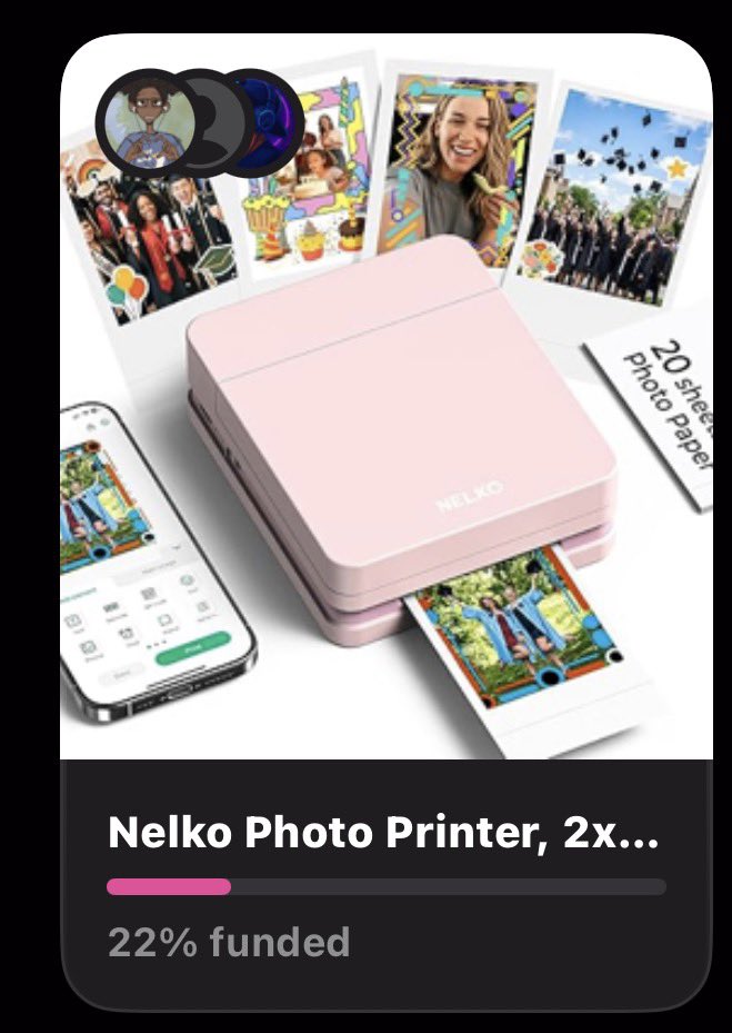 moondesire444's tweet photo. My most important item is this printer so i can make a scrapbook and have a photo album for my daughter 🩷 

just need $63 then it’s fully funded૮(˶ᵔᵕᵔ˶)ა  

https://t.co/hjRR0HBpgh https://t.co/xCm7go5aYy