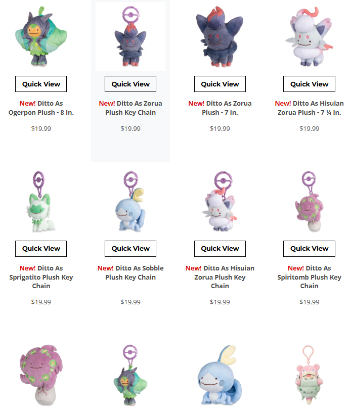 bigbridjet's tweet photo. THEY DROPPED THE NEW DITTO PLUSHIES ON POKEMON CENTER AND THEY INCLUDED KEYCHAINS TOO T--T https://t.co/ISjlMWKCQ2