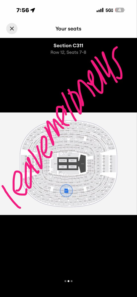 leavemelonelys's tweet photo. SELLING TWO MORE TICKETS FOR HARRY STYLES ARLINGTON TEXAS 4/10 need these gone asap! helping my friend get rid of her pair we got better seats for another date! 

section C311, row 12, seats 7&amp;8!

$611 total can do PayPal G&amp;S!

face value fv dallas April 10th AT&amp;T https://t.co/gi74en8cbl