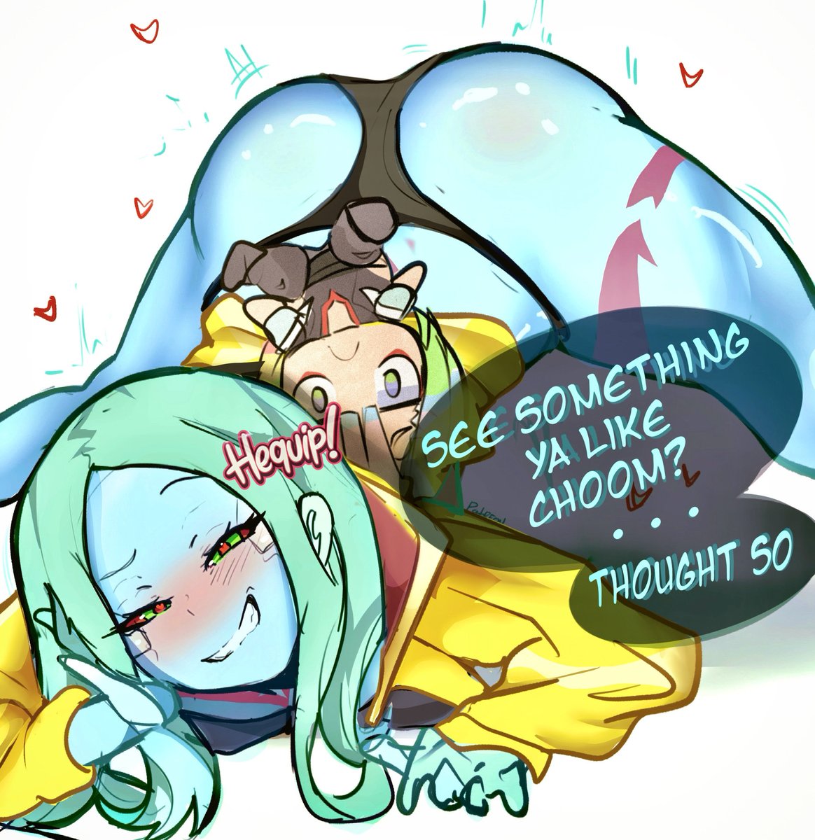 Hequip1's tweet photo. Night City collab done RIGHT ✅ 
Fortnite x Cyberpunk Edgerunners 🔥 🧵 
Rebecca was right there chat 
#animeart #digitalart https://t.co/7JWmzumGdl