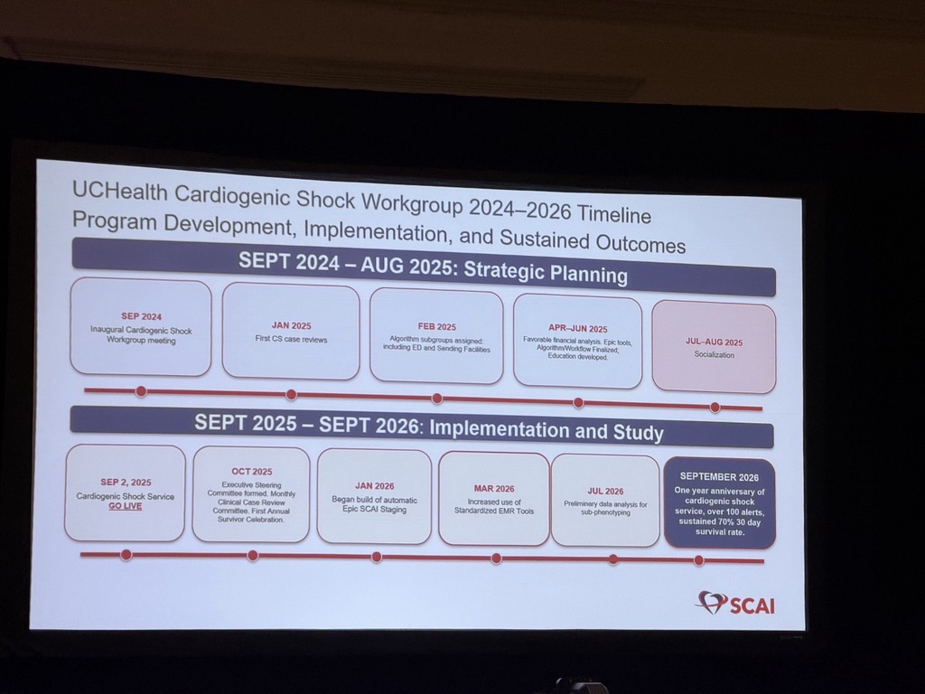 SCAI's tweet photo. 🏥 What does it take to build a #CardiogenicShock program from the ground up?

Shivanshu Madan, MD, FSCAI, shares one community hospital’s journey, including lessons learned and practical insights for developing a coordinated CS program.

#SCAISHOCK

@Babar_Basir https://t.co/yMIQKD5sFj