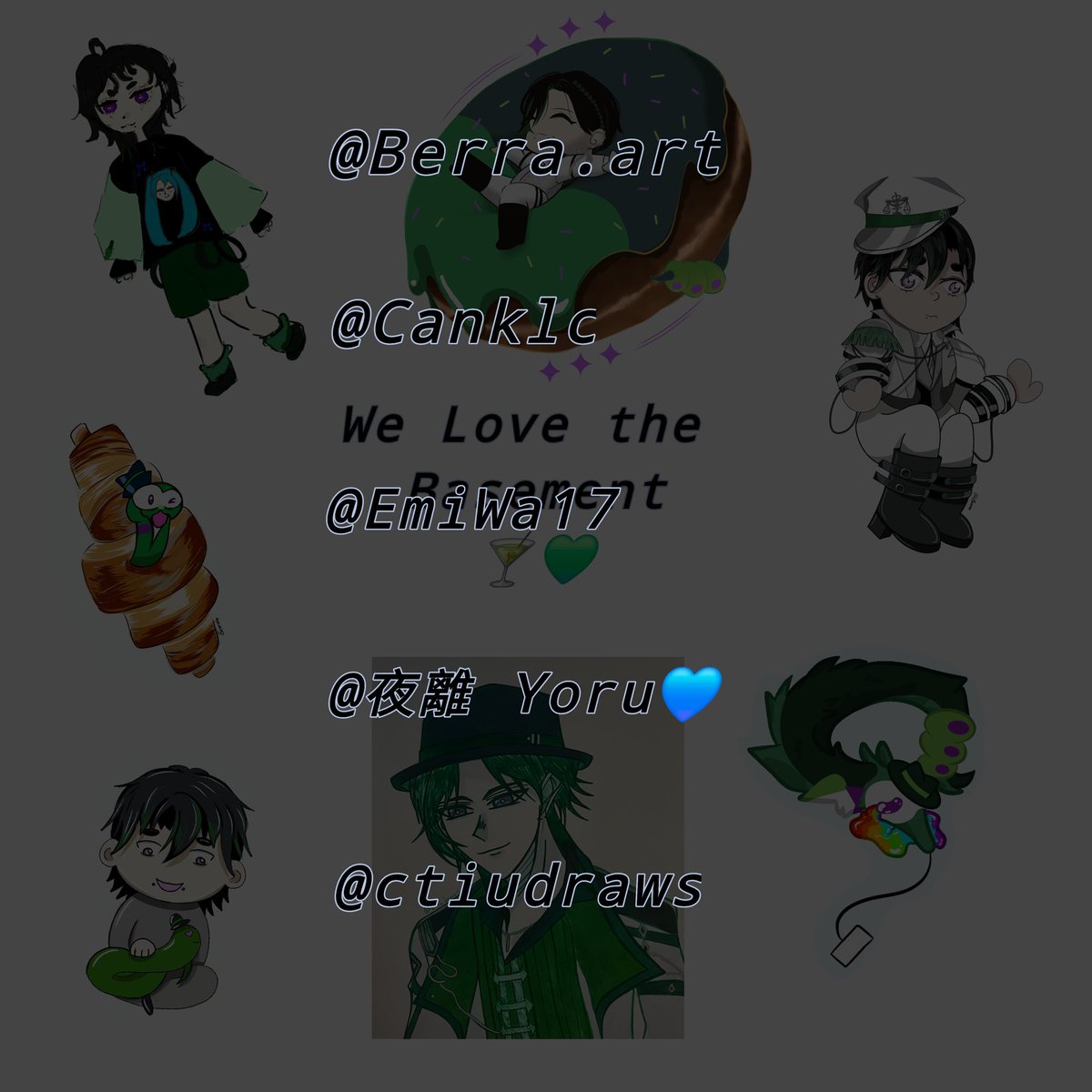 Berraart13's tweet photo. We love the basement 💚
We love our oshi and sending lots of love from all around the world
#GinjoCanvas #Zerpents https://t.co/gwKLs3jfEt