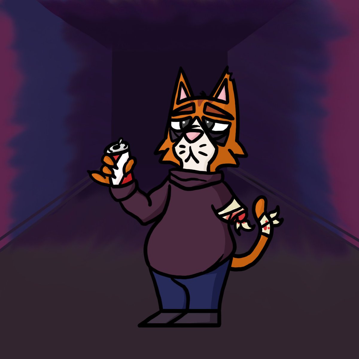 WatermelonBroth's tweet photo. What party isn't complete without Sam? Went with cat Sam for obvious reasons and cuz the original sprites were so cute.

#LookOutside #fanart #cat https://t.co/kHdJljZzv4
