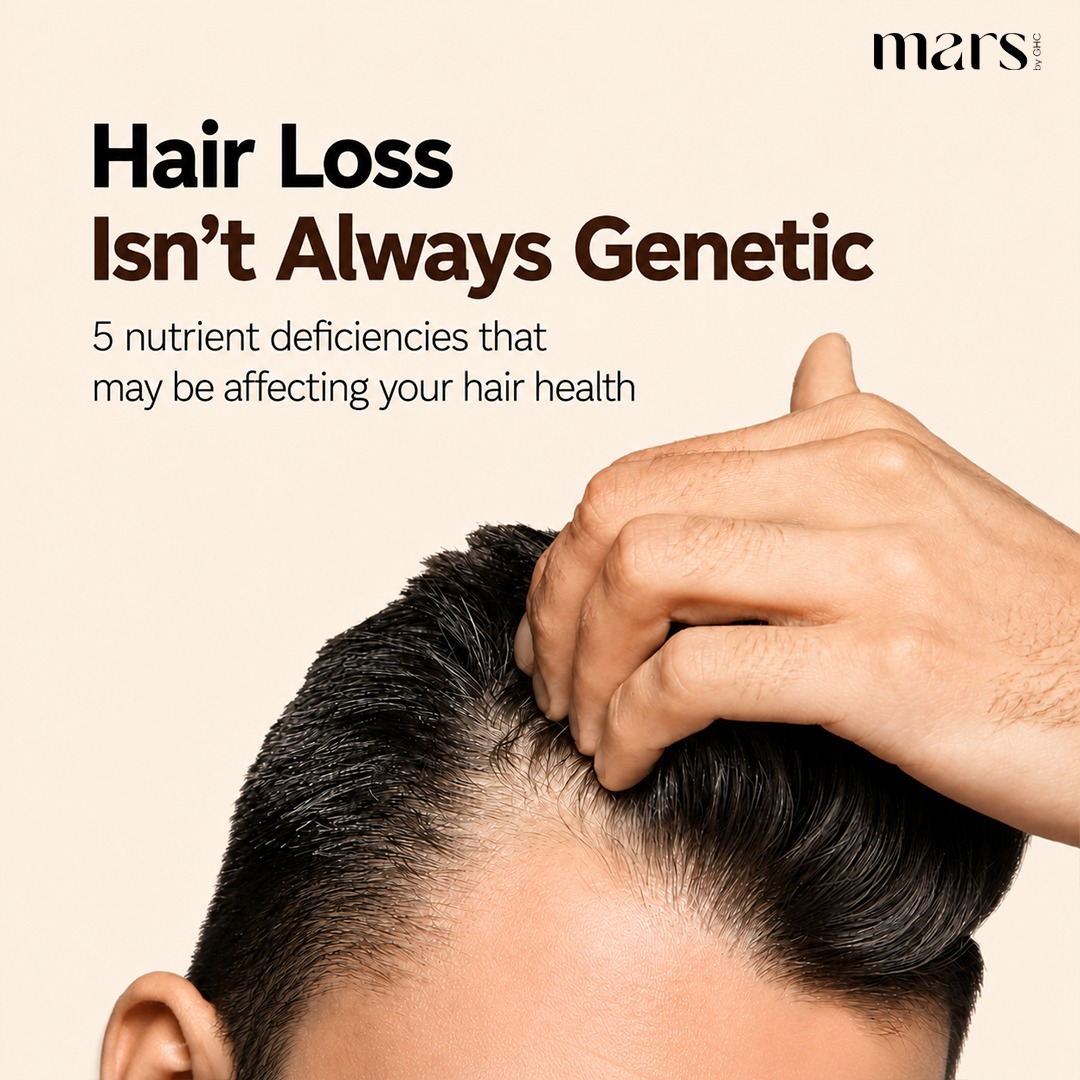 TerryQuintal's tweet photo. Hair loss isn’t always genetic. Nutrition, hormones, stress, and other factors can affect hair health. Prioritize nutrient-dense foods and balanced meals with iron, biotin, zinc, and vitamin D. https://t.co/tKMQkpbsh6
