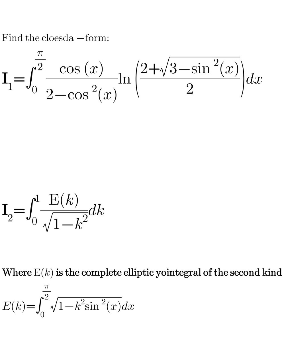 a____s___m11's tweet photo. intriguing problems
#Calculus_Series #math #Integration #differential #integral  #mathproblems https://t.co/K4UzMf1ahw