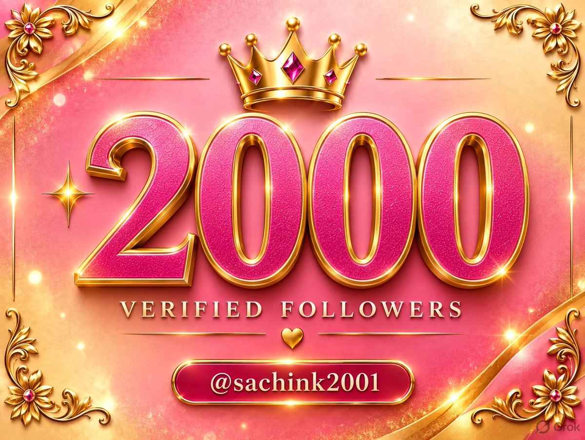 SachinK2001's tweet photo. HIT 🎯2000+ Real &amp; verified followers 🥀☑️ 

Just Say ==> "GN"😴🌼

I will Boost Your page.🚀💯 https://t.co/JkKQVd09j9