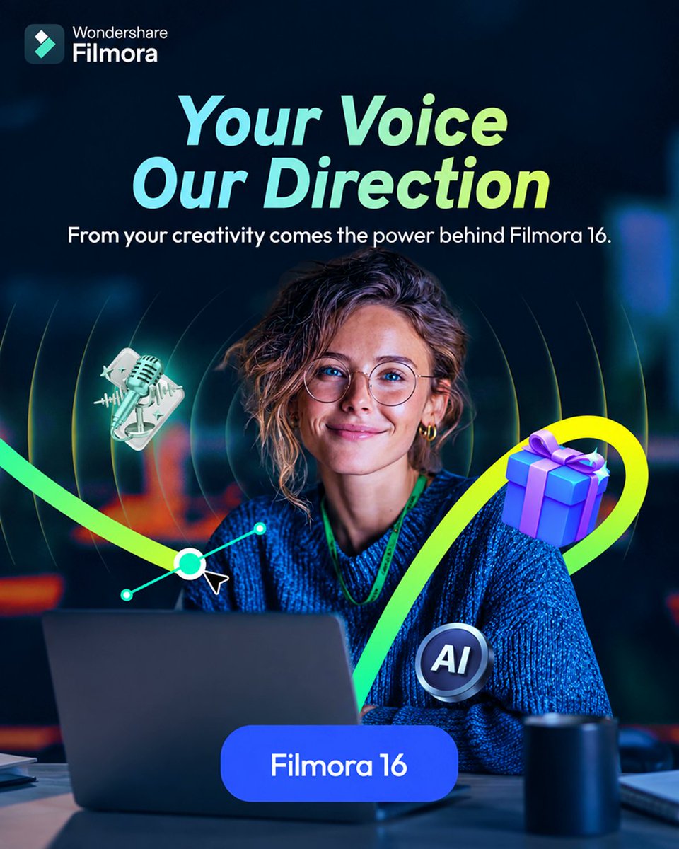 Filmora_Editor's tweet photo. What features are you looking forward to in Filmora 16? 👀
Drop your wishlist in the comments – we're reading every single one.

And if you haven't tried Filmora yet, now's the perfect time.
Try it out through https://t.co/5ZObIizEEI today and see what the hype is about. 🔥
💬 Comment your feature request below!

#wondershare #filmora16 #VideoEditing #ContentCreator #Filmora #contentcreator #vlog #videoedit #viral #madewithfilmora #filmoradesktop