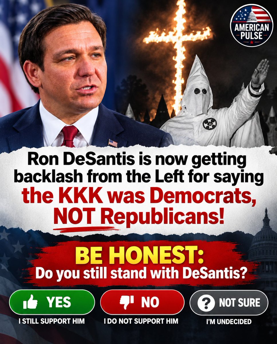 Wondersofworld0's tweet photo. Do you still stand with DeSantis?

A) Yes 

B) No https://t.co/4XerY5grQ3