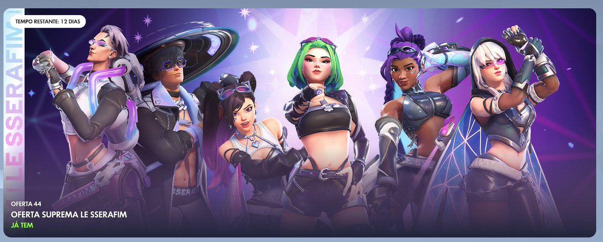 nandoida's tweet photo. A mãe @OverwatchBrasil mandou pra gente dois pacotes oferta Suprema Le SSerafim! Uma eu resgatei e a outra farei sorteio no meu canal da twitch! Participem <3 Obrigada demais pelo apoio!
#OverwatchBRLESSERAFIM #OWBRTemporada4 https://t.co/zVeSeJmQN0