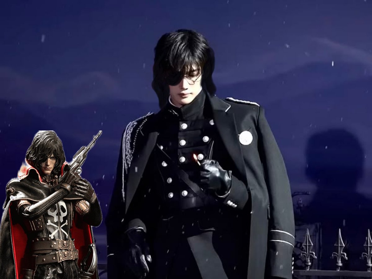 CH0COJO's tweet photo. ᅠㅤ
╰┈➤ 𝑱𝑶 𝑰𝑵 𝑱𝑨𝑷𝑨𝑵 🐥🗼⛩️

. . . capitan harlock, un pirata spaziale conosciuto su tutta la terra come eroe romantico e ribelle solitario, mette piede a tokyo disneyland ! 

#𝘬𝘱𝘭𝘢𝘯𝘦𝘵𝘨𝘢𝘮𝘦𝘴 https://t.co/JikcCzsMoW