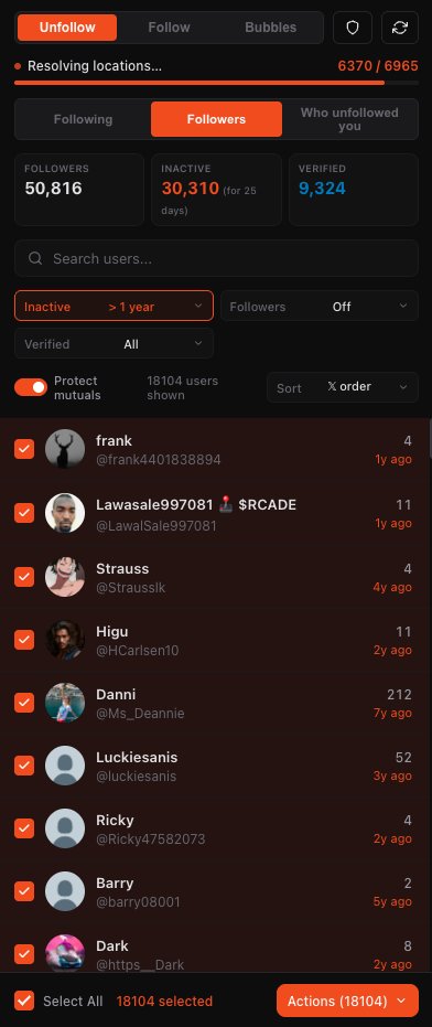 dachshundwizard's tweet photo. I've been saying this for a while, that half my following are just bots or old accounts. 

Well I can confirm my suspicion. 

Almost 20,000 of my followers haven't been active in a year or more. That is WILD! https://t.co/xBOi1Ylq4p