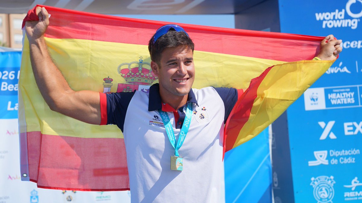 deportegob's tweet photo. 😍 Gran actuación española en el Europeo de beach sprint celebrado en Cádiz. 

🥇🥇 Ander Martín y Esther Briz en la prueba individual. https://t.co/EC4N9xq9zt