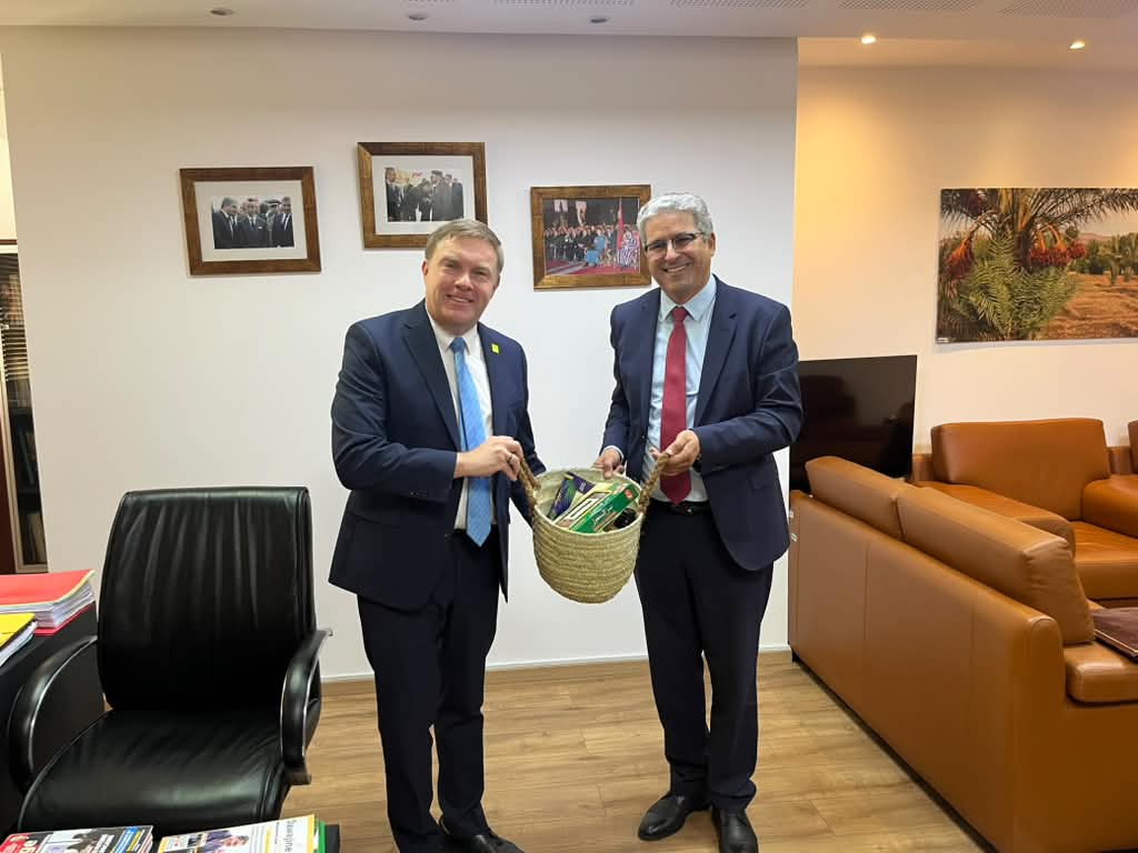 adaptationfund's tweet photo. A successful week in Morocco comes to an end. 34 National Implementing Entities gathered to exchange knowledge, share lessons and strengthen climate adaptation efforts. AF Manager Mikko Ollikainen and ADA Morocco's Secretary General met and spoke with NIEs throughout the week. https://t.co/He80IoQOP6