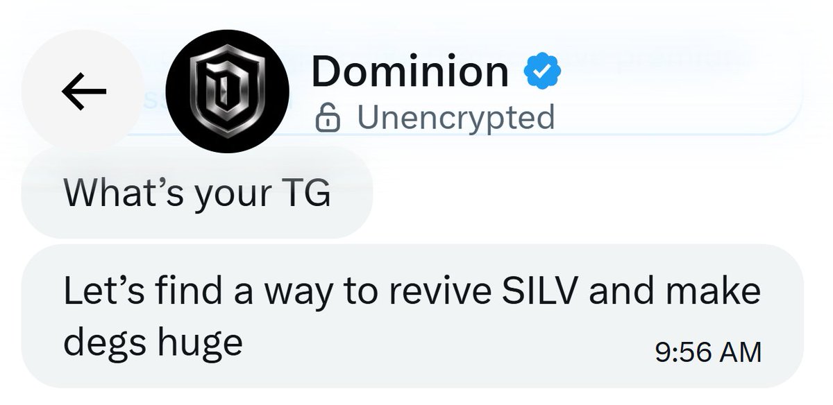 degsonstonk's tweet photo. @Dominion_Market solana:SiLVFMgD3eD2rgK628NbTBq9MnuJF5FW2CRaVyTB35L https://t.co/7nGAa9BWvT