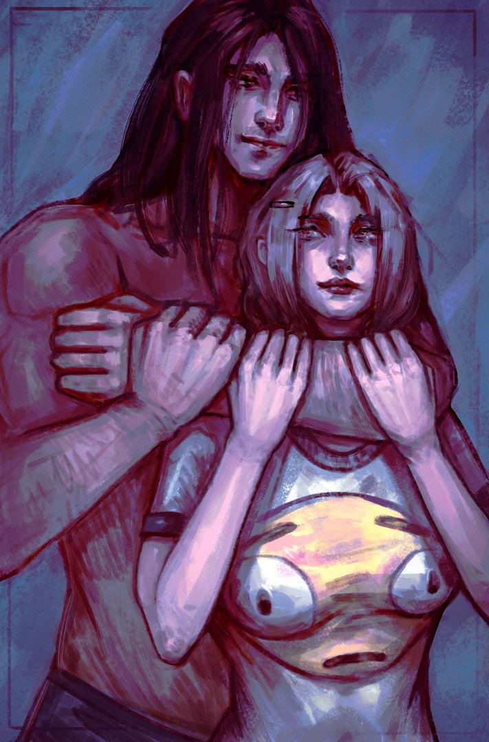 ShellxD's tweet photo. "Friendly hugs"
Even though no one liked this work of mine—well, never mind, let it stay anyway. https://t.co/8NCc4hK0b0