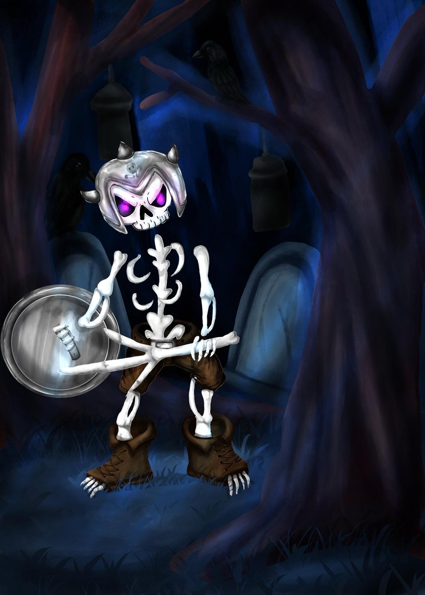 MonstrumTales's tweet photo. Meet Skelequire, the arcane class monstro #monstrumtales #halloween #conceptart #anime #monster https://t.co/oo7sSUUPAJ