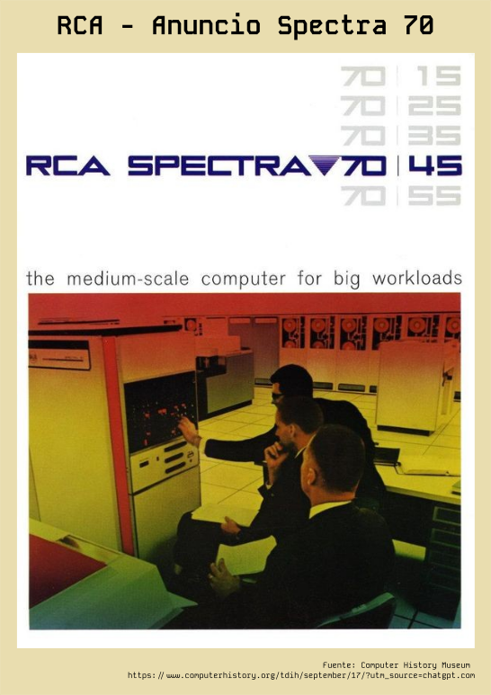 OSNet_cloud's tweet photo. 💾#OnDisDei #17Septiembre de 1971, RCA anuncia su retirada del mercado después de intentar competir con IBM con la familia Spectra70. De las primeras historias de "salseo" empresarial informático.💽🍿
https://t.co/XPfmLKVbIv
#RetroInformática #RetroTech #TalDíaComoHoy #OnThisDay https://t.co/fIwrHJcNcI