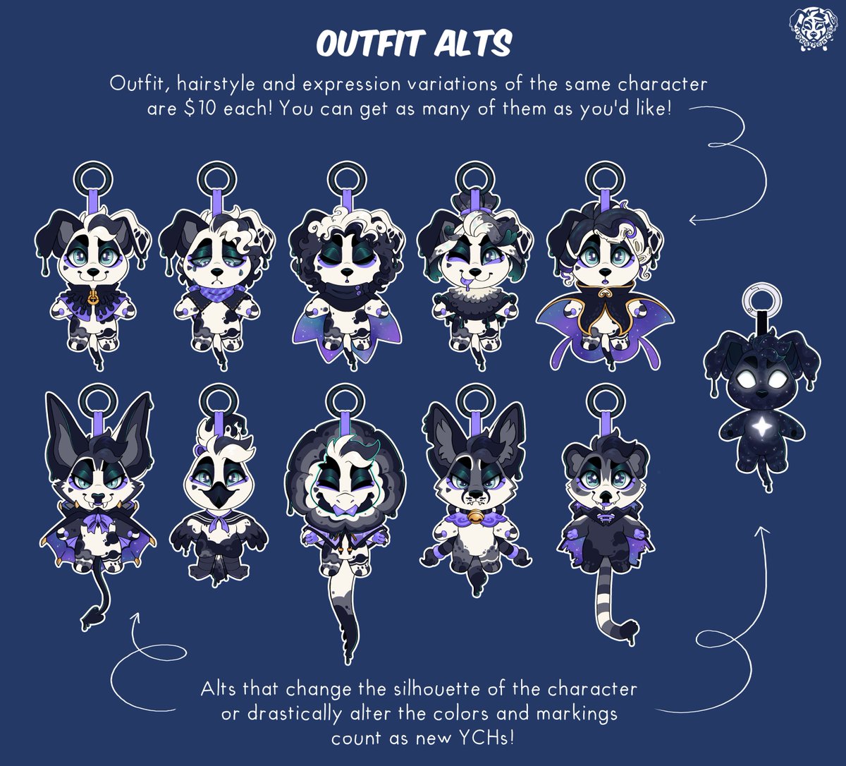 inkeycaps's tweet photo. ⭐️ FURSONA PLUSH CHARM YCH ⭐️

Hit your sona/oc with the labubufication beam!

- Any species
- 💲3⃣0⃣ each
- Get more outfits, expressions and hairstyles for your character as alts! They're just 💲1⃣0⃣ each!
- DM me for a sl0t!

Shares and comments are much appreciated! 💜🔁 https://t.co/2NATS7NU03