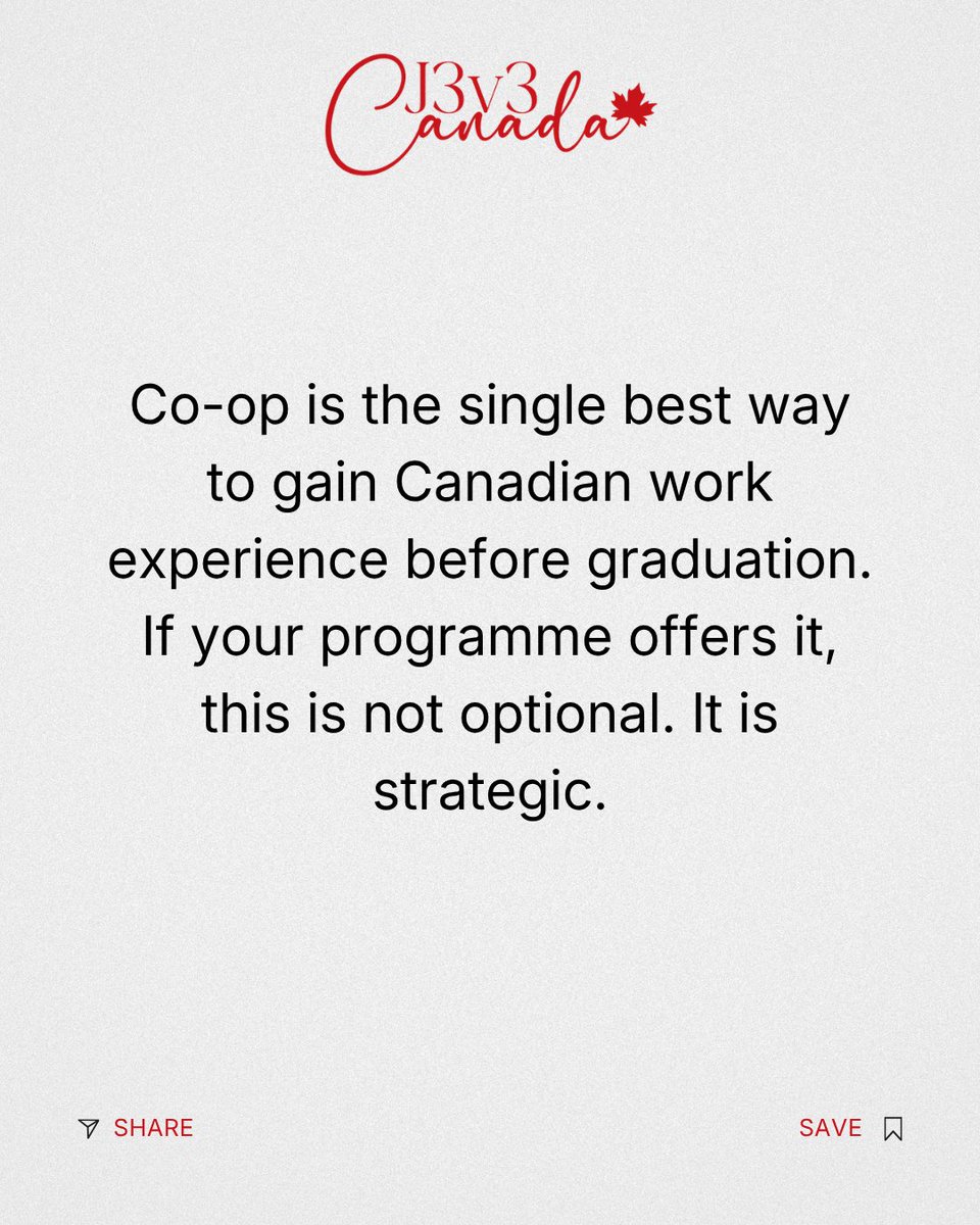 J3v3Canada's tweet photo. Co-op applications open soon for many programmes. The students who land placements are the ones who prepare before the window opens.
#J3v3Canada #CoOp #WorkExperience #CareerPrep #Resume #Interviews https://t.co/uuLYSX6or4