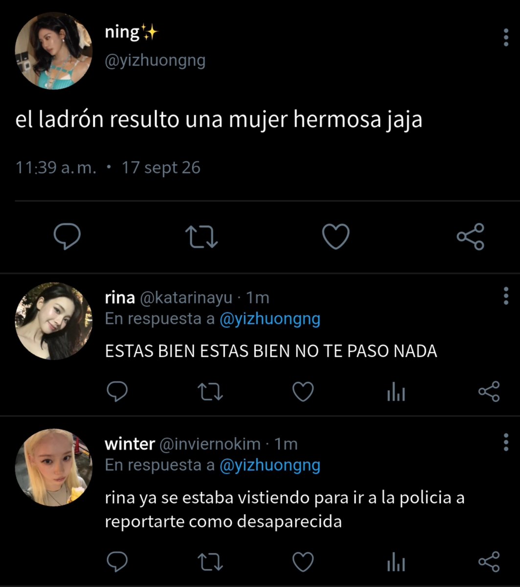 fbechaesoo's tweet photo. i'm in love with a criminal | ningselle mini au

donde ning cree que la van a robar pero en realidad es solo giselle con su pistola de juguete https://t.co/VTuNajg1tH