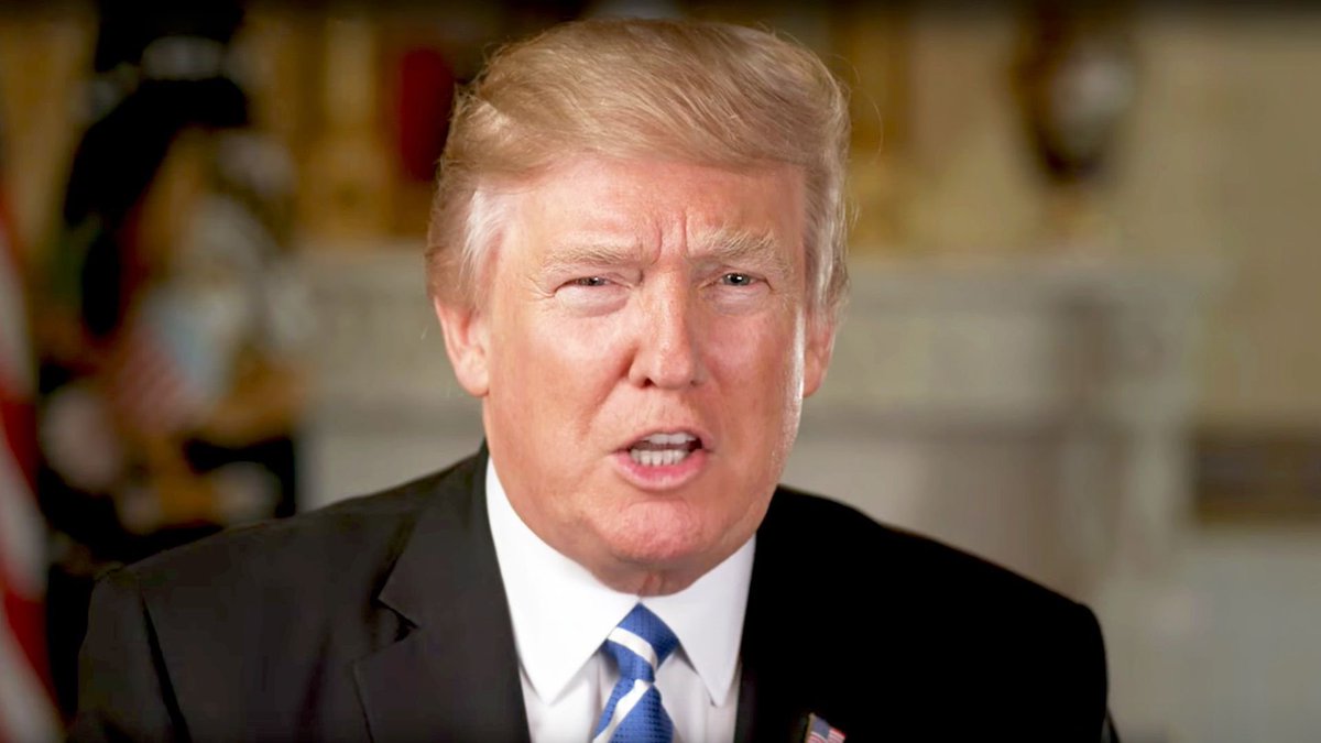 ApertoCorde's tweet photo. Mr. President, have you even read the Constitution?  

You couldn’t read the U.S. Constitution on camera and complained that the 18th-century phrasing was "like a foreign language".

This was back in early 2017, shortly after you took office, you filmed a segment for an HBO documentary titled The Words That Built America in the White House.

Assigned to read Article II of the Constitution, you stumbled over the archaic and formal phrasing of the founding text.

You were visibly irritated by the reading, when you stopped the reading to tell the film crew, "It's very hard to do because of the language here.”  You then remarked, "It's like a foreign language".

You praise a document you can’t even read let alone understand.

Get a tutor. 

Pax et Bonum🇺🇸