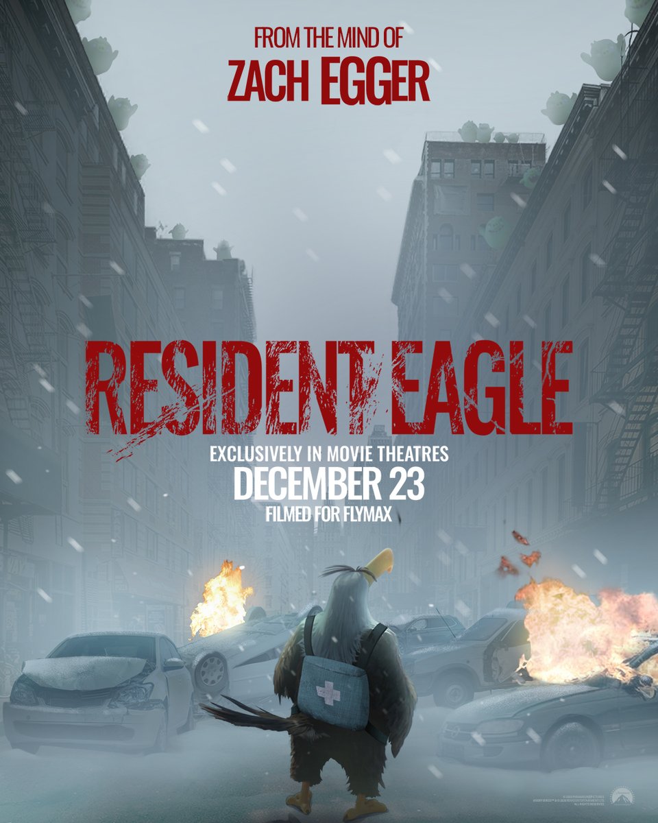 AngryBirdsMovie's tweet photo. An outbeak is coming. The #AngryBirdsMovie3 is only in theatres December 23. https://t.co/2zm73NEldW