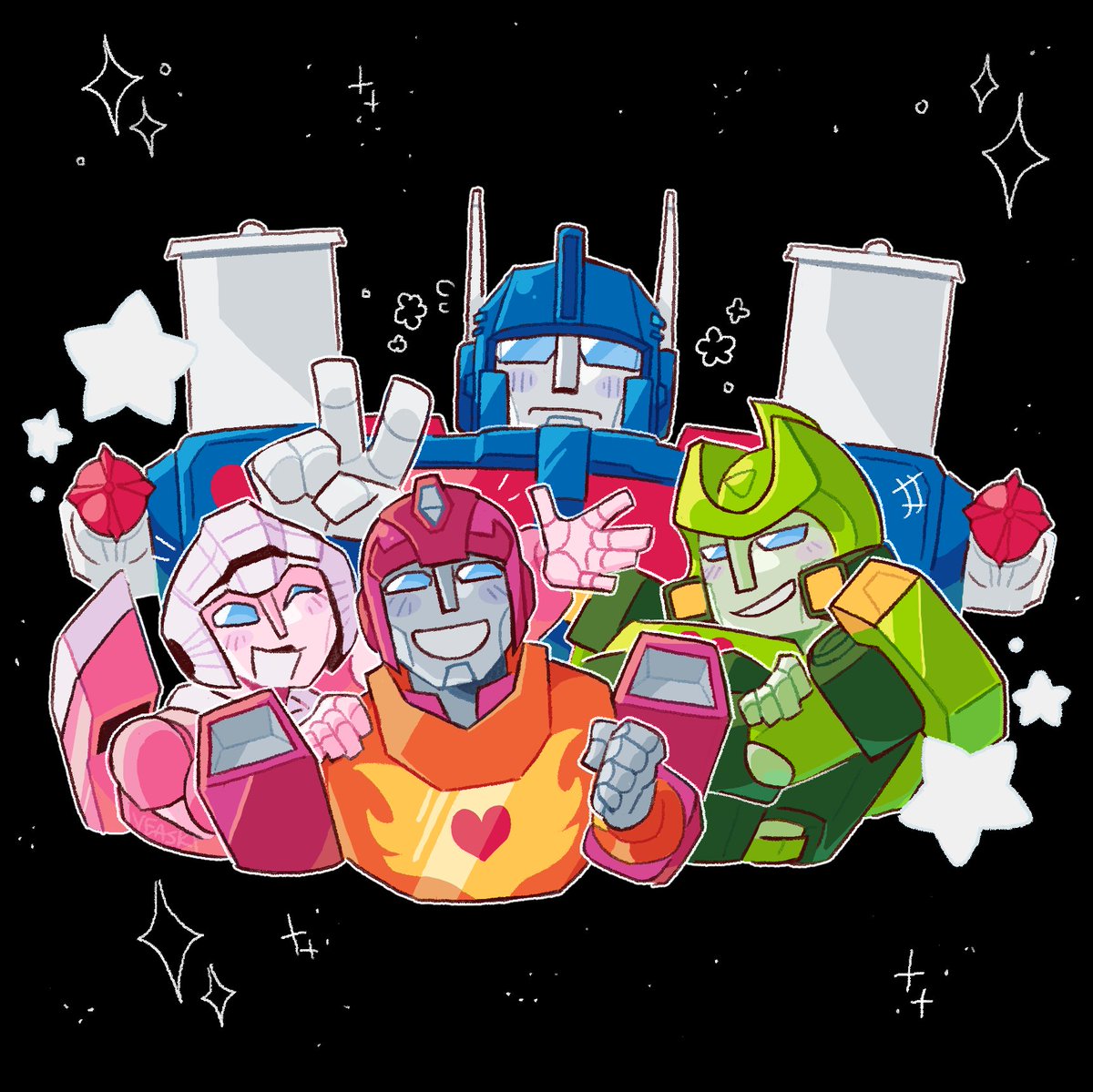 veaskiarts's tweet photo. HAPPY TRANSFORMERS DAY!!!
made this to hand out as a sticker at my local theater tonight :)c
S3 cast ily https://t.co/vuCmduMWeF