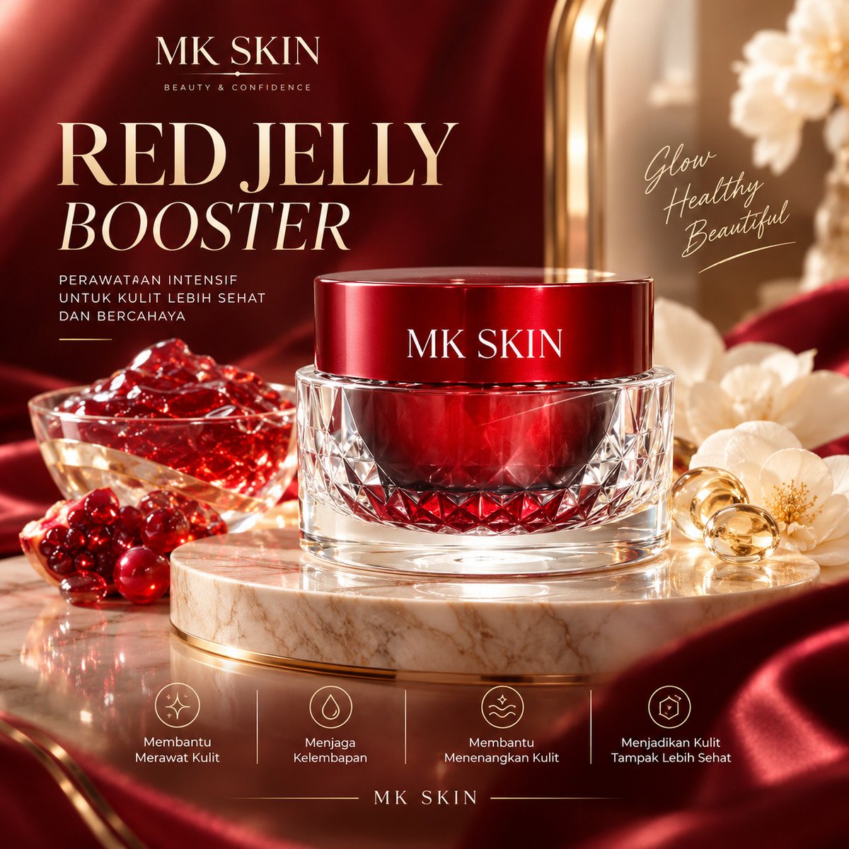 WondaGleitr5dk's tweet photo. Red Jelly Booster—boost your skin, boost your glow! A comfortable jelly texture that complements your skincare routine, helping skin look more radiant, fresh, hydrated, smooth, and healthy. Make it part of your daily routine. https://t.co/6M3mtHMafy