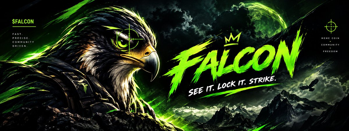 FALCCON_'s tweet photo. 🦅 FALCON

SEE IT. LOCK IT. STRIKE.

Fast. Precise. Community driven.

The hunt is about to start https://t.co/3n0pb9bO9h