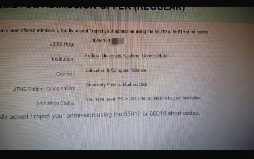 ASamuel15768's tweet photo. *FEDERAL UNIVERSITY KASHERE (FUK) GOMBE STATE BEGINS UPLOADING OF ADMISSION LIST VIA JAMB CAPS ✅️* @⁨all⁩ https://t.co/vz0HWLfHCW