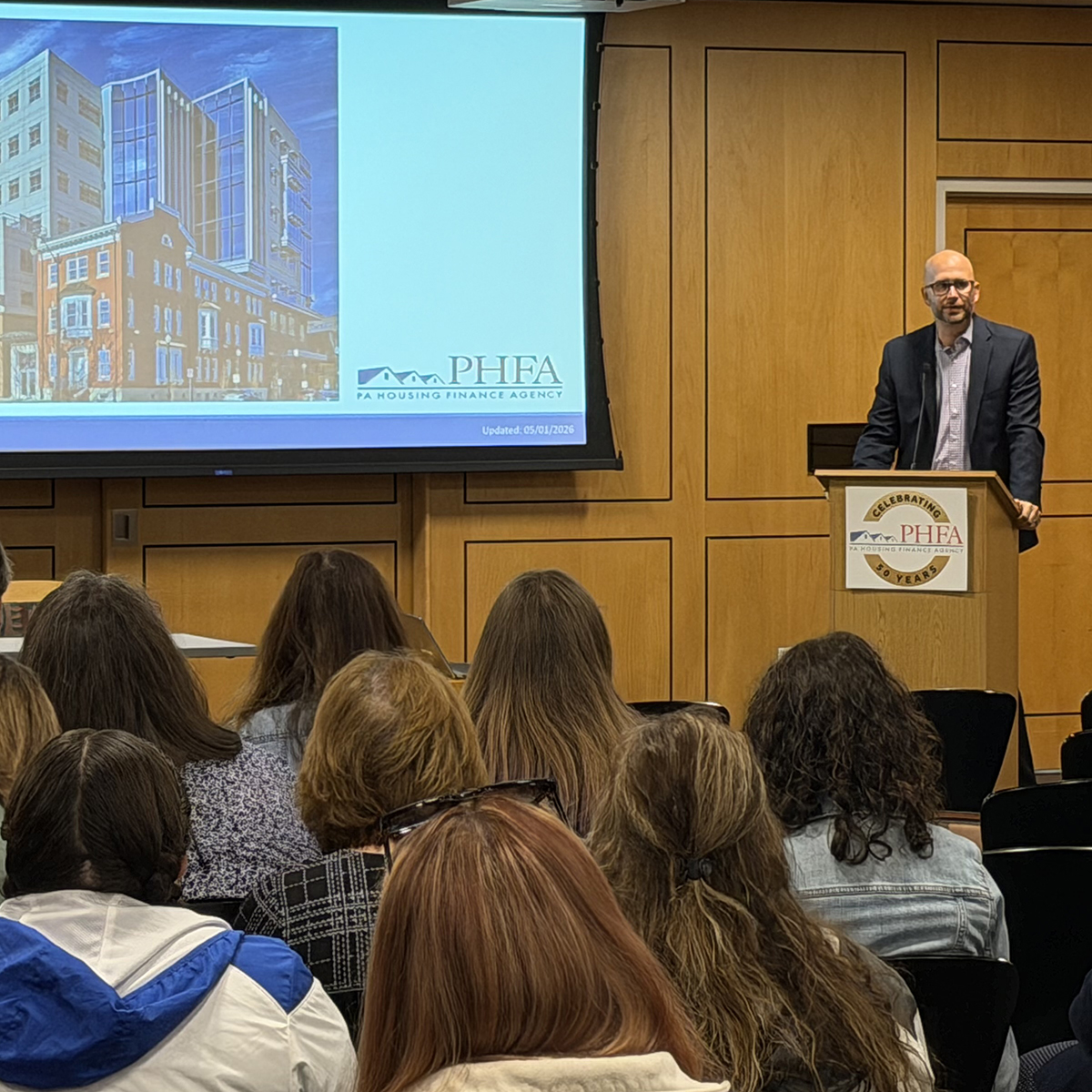 PHFAtweets's tweet photo. Last week PHFA's Housing Management team held an Agent Compliance Training at our office in Harrisburg. An excellent crowd heard updates on housing management policies and procedures. Thank you to everyone who attended!

Be on the lookout for future training opportunities! https://t.co/KGfCKPQ7Jc