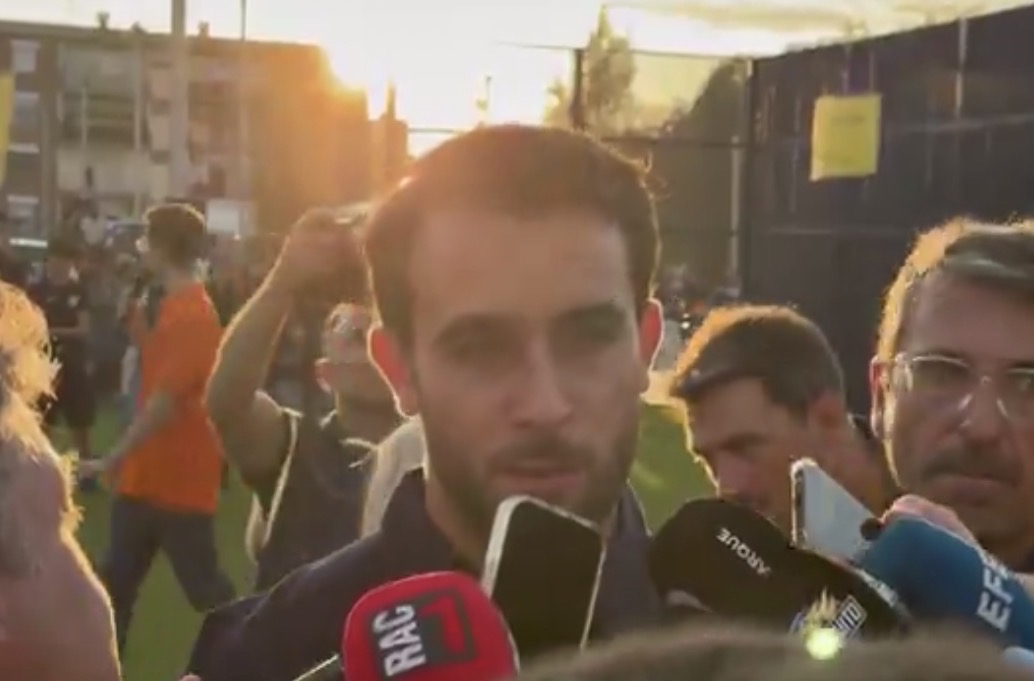 BarcaTimes's tweet photo. 🚨🎙️| Eric Garcia: Yamal? “We say he deserves to win the Ballon d’Or because we feel it. He proves it every match.” #fcblive https://t.co/rzZ2IC4Unq