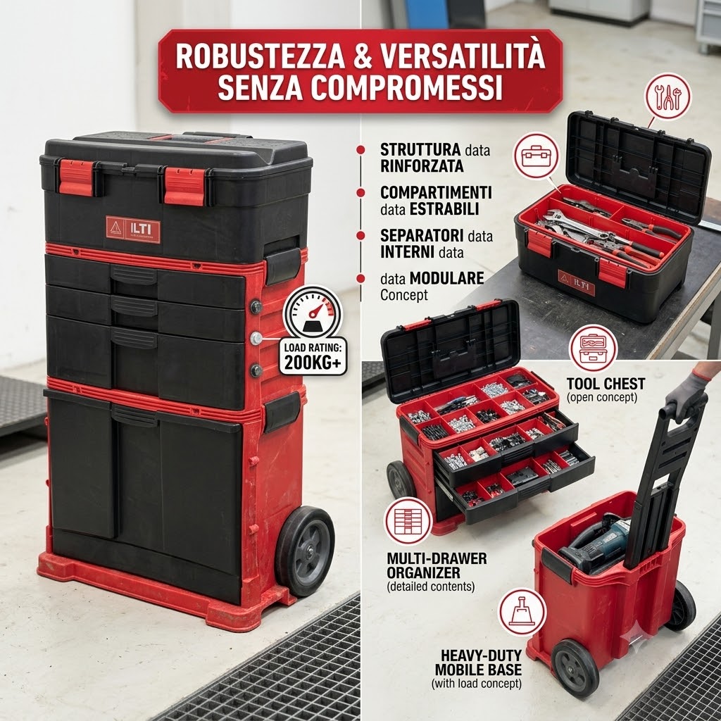 SamualQuin23's tweet photo. Still walking around the job site with full pockets or spending 10 minutes searching for the same wrench? It’s time to stop wasting time and patience! With the LTI 5-Compartment Tool Trolley, turn chaos into a perfectly modular system. Separate it https://t.co/QDe6CwzIR3