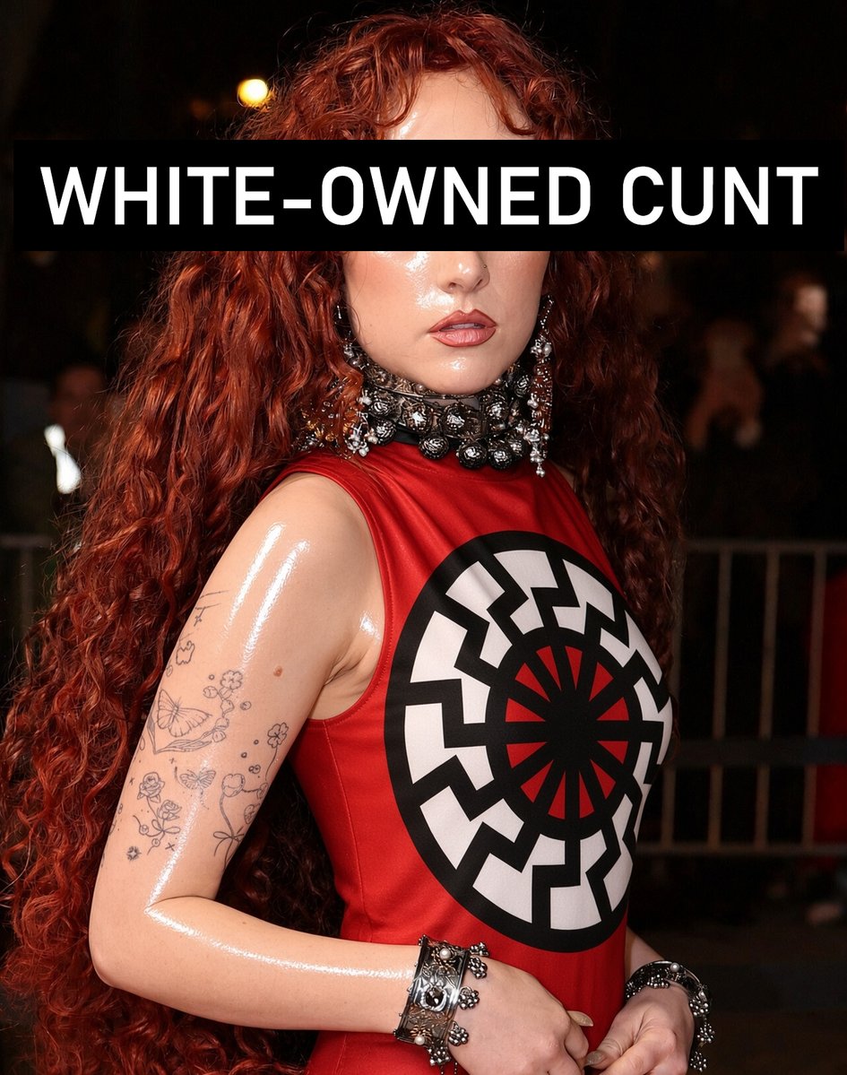 dumdumbitchboi's tweet photo. FUUUUCK...AI knows exactly what a dumb drag plastic bitch like Chappell really deserves to be. She looks soo much better as PERFECT AI SCAMMEAT for DEGENERATE PUMPTARDS~!💋❤️Worship her perfect porn-bait body and let celebrities control your leaky THROBBY meatstick

#2dfd #findom #manscam #bleached
