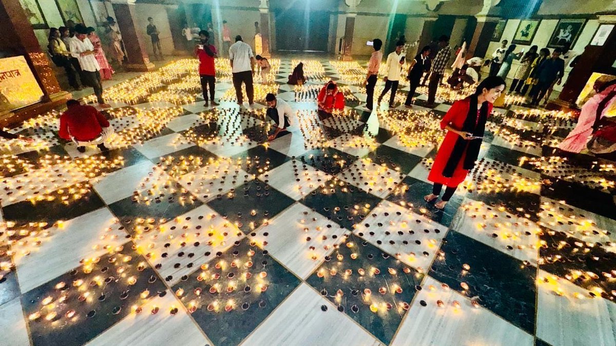 Rajinder_Gupta's tweet photo. On the auspicious occasion of Hon’ble Prime Minister Shri @narendramodi Ji’s birthday, Salkanpur Mandir, Madhya Pradesh glowed with devotion as hundreds of devotees lit the Ashirwad Ka Diya. 🪔✨

Over 300 devotees came together to illuminate the sacred premises, offering heartfelt prayers for PM Modi Ji’s good health, long life and continued guidance to the nation. This divine evening also marked the inspiring commencement of #SevaSankalpAbhiyan.

Humbled to support the local administration in ensuring the sacred glow of faith and seva burned bright throughout the evening. 

Heartfelt gratitude to every devotee whose hands and hearts made this evening of blessings possible. 

#AshirwadKaDiya #SevaSankalpAbhiyan #HappyBdayPMModi #SalkanpurMandir #ViksitBharat #SevaBhav

@narendramodi @PMOIndia @AmitShah @NitinNabin @DrMohanYadav51 @BJP4India @BJP4MP