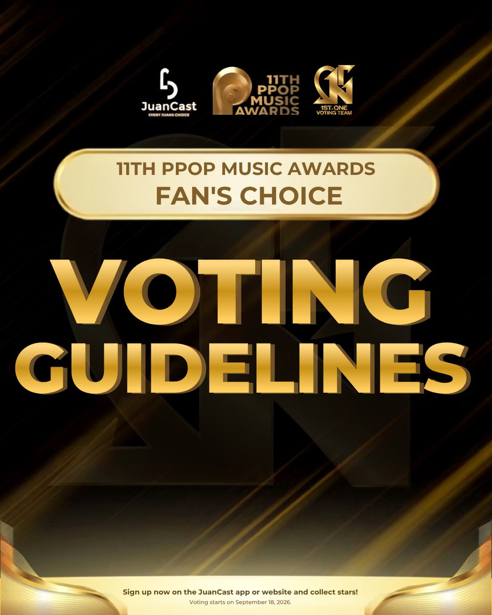 1stOneVT's tweet photo. 🏆 11th PPOP Music Awards Fans' Choice VOTING GUIDELINES

Start collecting stars today and familiarize yourself with the voting process through the guide below. 💫 

@1stoneOfficial #1stOne 
#11thPPOPMusicAwards #PPMA2026 https://t.co/yzS7EjiwMW