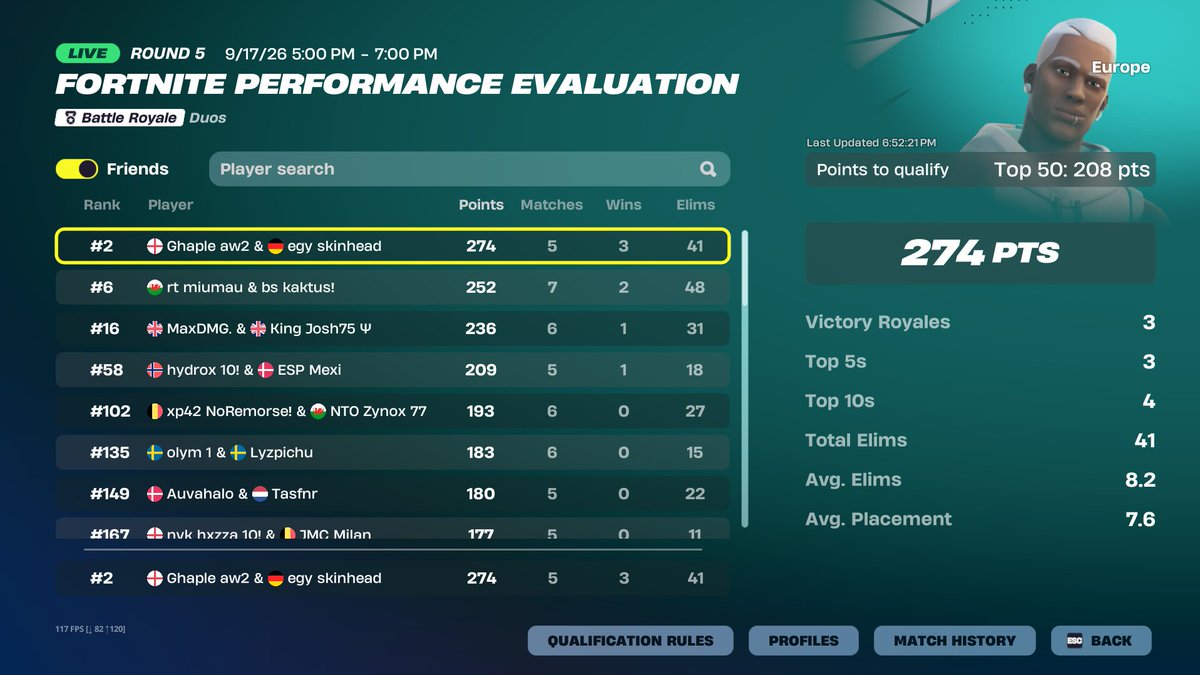acidzsrz's tweet photo. early qual eval @EGYEsports https://t.co/mOwtqWiLb2