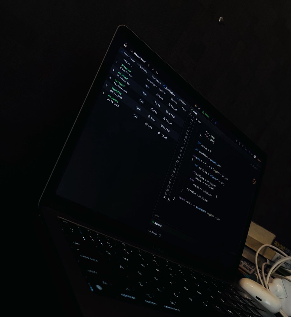 iamthakur404's tweet photo. Day 16/90 | DSA Restart
2 problems. 5 submissions.
Not every submission has to be perfect.
Sometimes the extra attempts are where the learning happens.
Still solving::Still improving;
#DSA #Cpp #DSARestart #90DaysOfCode #leetcode https://t.co/9f2TgDL1m7