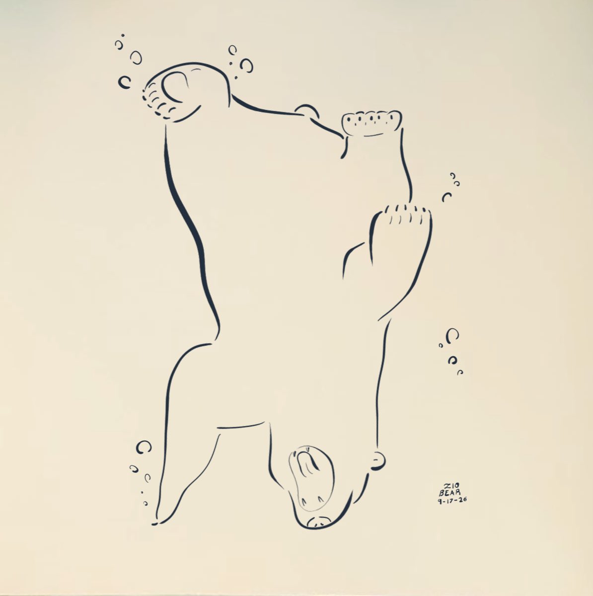 zio_bear's tweet photo. 🐻 Bear-a-Day 260/365

Just keep swimming https://t.co/SuYuOburN0