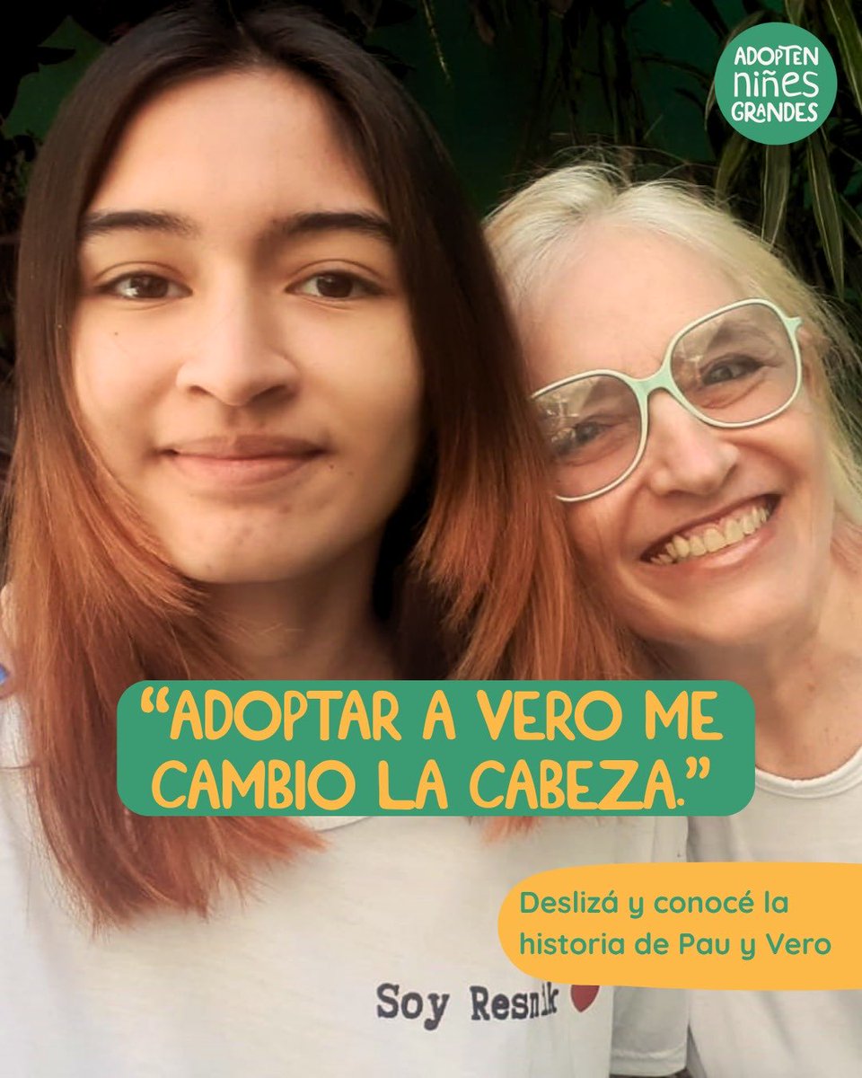 AdopcionNG's tweet photo. Día Nacional de la Adopción

En estos días elegimos contarte algunas de nuestras historias de familia. ❤ https://t.co/IiqTHsOBEW