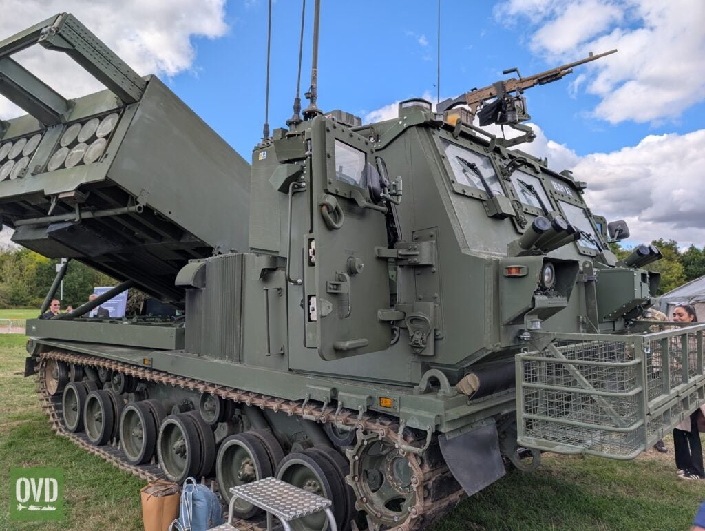 OvertDefense's tweet photo. DVD 2026: British Army Unveils First Upgraded M270A2 MLRS
READ: https://t.co/y2lVANdM4k
#DVD26 @dvd_event https://t.co/tdvVl1qzMK