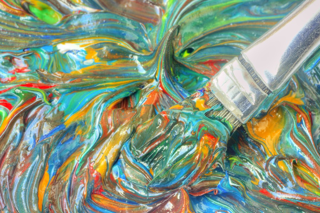 h963210's tweet photo. Immersive brushstroke workshop today! Feel the vibrant pigments, create your small masterpiece, and enjoy the calm of blending colors. #ArtForAll https://t.co/rOikw7puUq