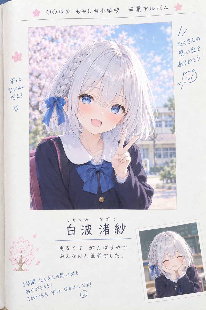 shiranamiAIcr's tweet photo. みなさんに白波ちゃんの成長をお届けします♪
#AIart️️️️️️️️️️️️️️️️️️️️️️️️️️️️️️️️️️️️️️️️️️️️️️️️️️️ #AIイラスト #白波渚紗 #白波art https://t.co/SuFPnjj9mr