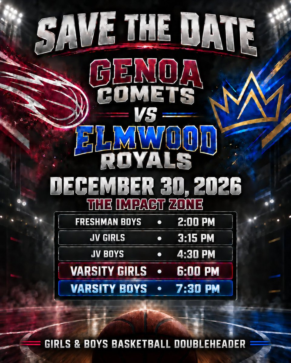 GenoaGirlsHoops's tweet photo. Excited for a great event! Phenomenal work by our AD's for coordinating what should be some great battles! @GenoaBasketball https://t.co/KtYpizYblf