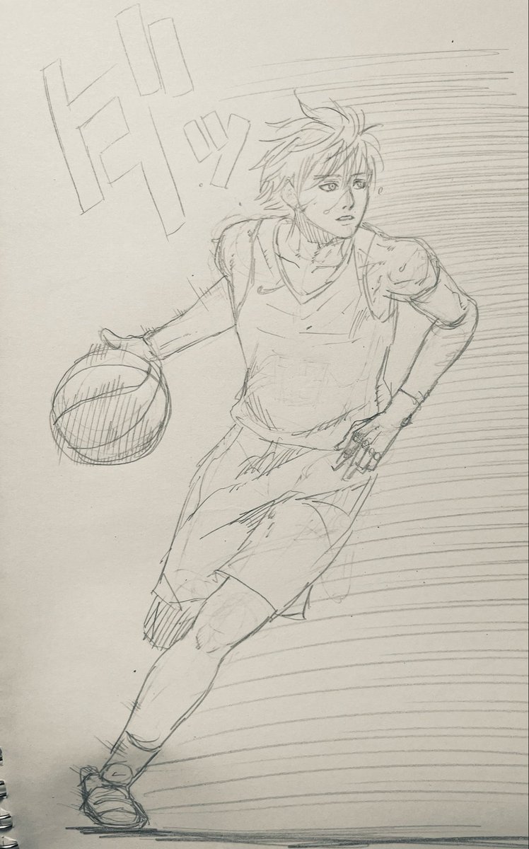 sekai_art108's tweet photo. 模写しながら顔はオリジナル画風
やっぱりスポーツの絵を描くのが好きだ https://t.co/NnKGjFTDAs